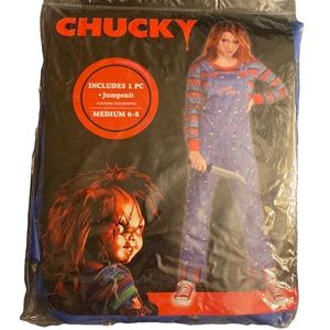 Chucky Halloween Costume for Women, Child’s Play Includes Jumpsuit